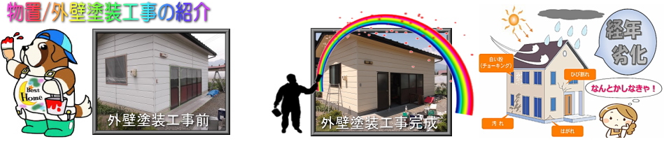 光触媒塗料に付いてイラスト