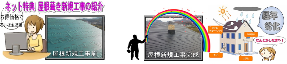 屋根葺き替え/カバー工法(重ね張り)工事